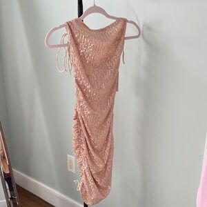 Hello Molly Rose Gold Sequin Dress